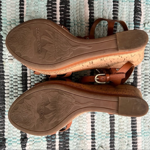 Franco Sarto Cork Wedges Size 9 - Picture 9 of 11